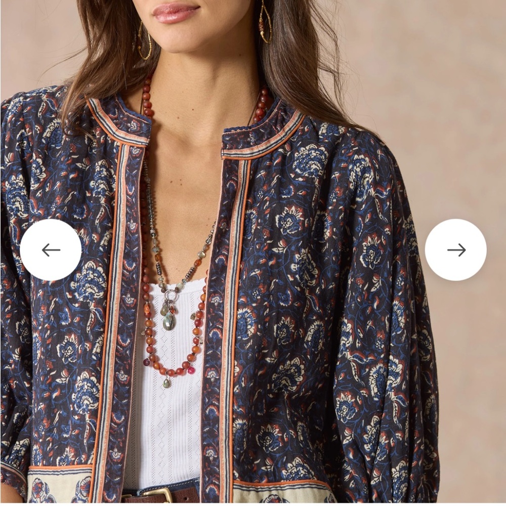 M.A.B.E. Felicity Printed Jacket - Sz M